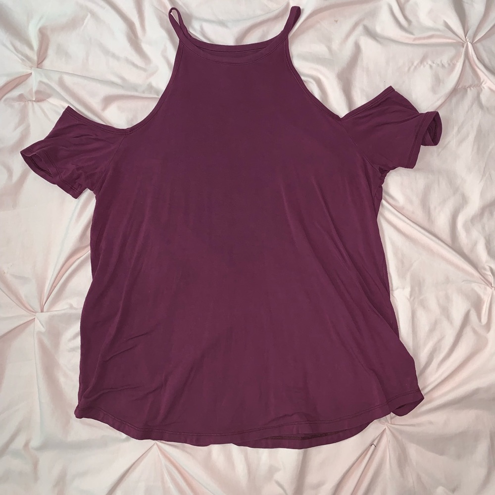 American Eagle cold shoulder top